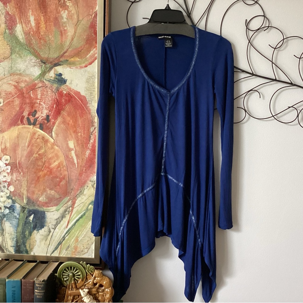 DKNY Deep Blue Top
